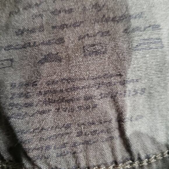 Blank NYC Skinny Pants Women 24 The Stick Shift Green Moto Zip Ankle - Picture 7 of 7